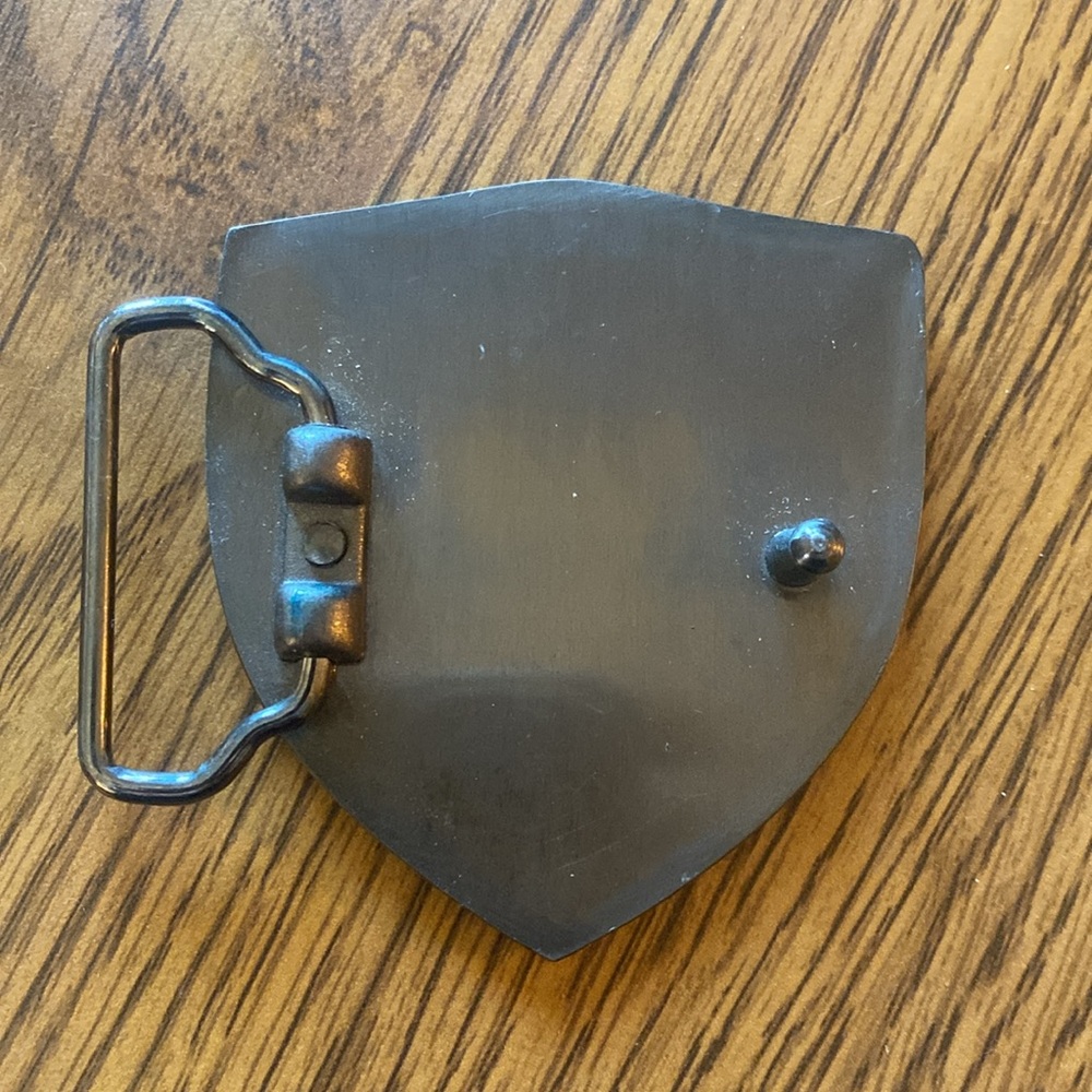 Yamaha Blue and Silver Belt Buckle - Picture 3 of 3